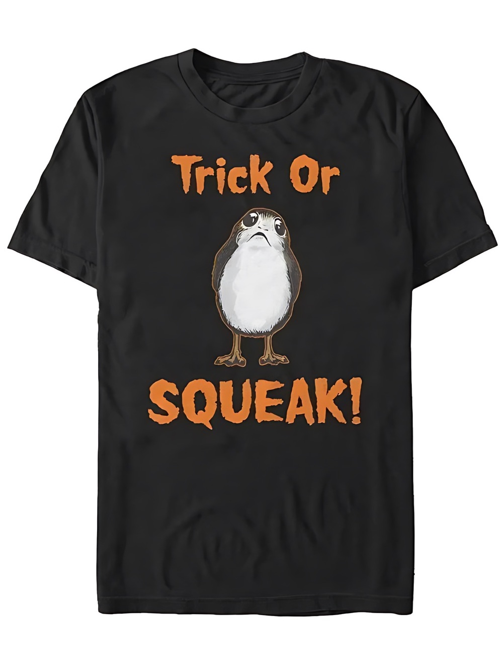 Star Wars The Last Jedi Halloween Porg Squeak Retro T-Shirt